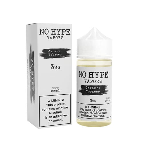No Hype Vapors Caramel Tobacco 100ml E-Juice