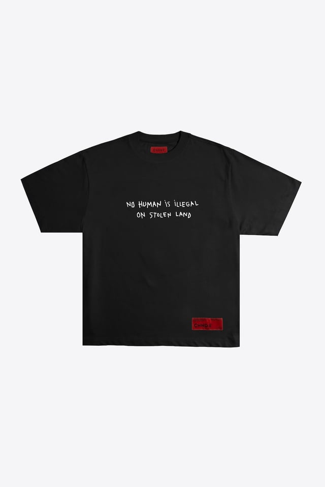 No Human is Illegal S/S Tee (Black)