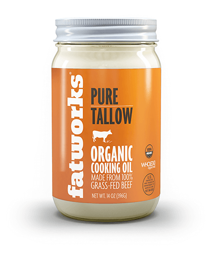 Organic Grass Fed Beef Tallow (14 oz)