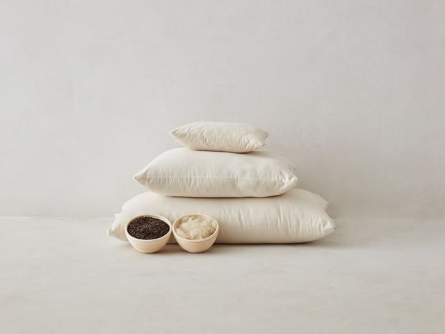 Organic Wool & Organic Buckwheat Bed Pillow