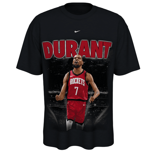 Men's Houston Rockets Nike Kevin Durant New Face Max90 T-Shirt