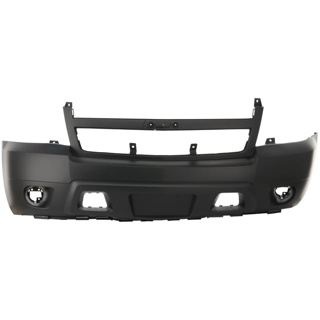 Replacement® 2010 Chevrolet Tahoe - Front Primed Bumper Cover, For Models without Off Road Package (Round Fog Lights), LS/LT/LTZ Models C010365P
