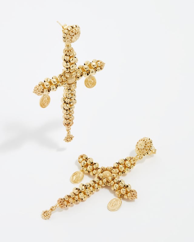 Daphne Oz X Soru The Domenica Cross Earrings