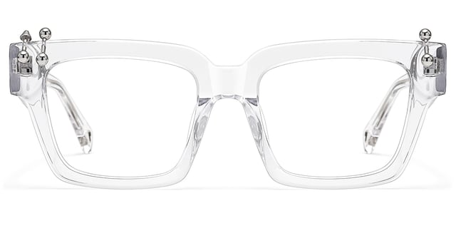 PIERCE - Square Transparent Eyeglasses