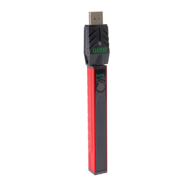 Ooze Quad 2 – 500 mAh Square Vape Battery – Ruby Red