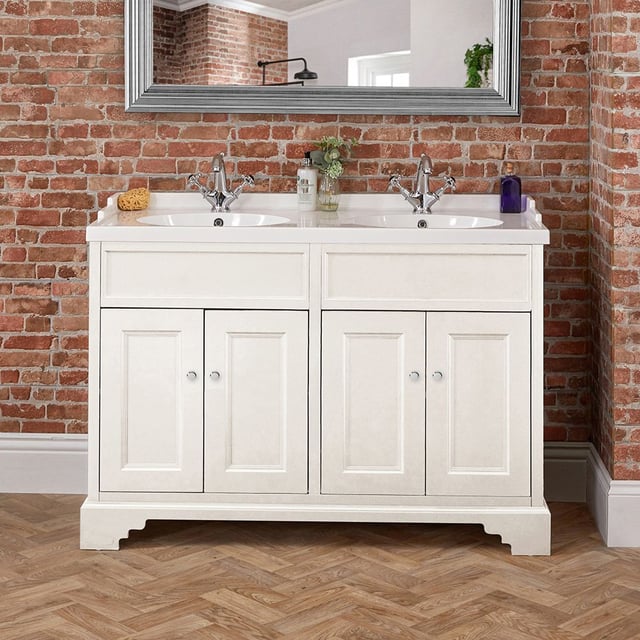 Milano Thornton - Traditional Vanity Unit with Basin - Choice of Finish, Size and Handles