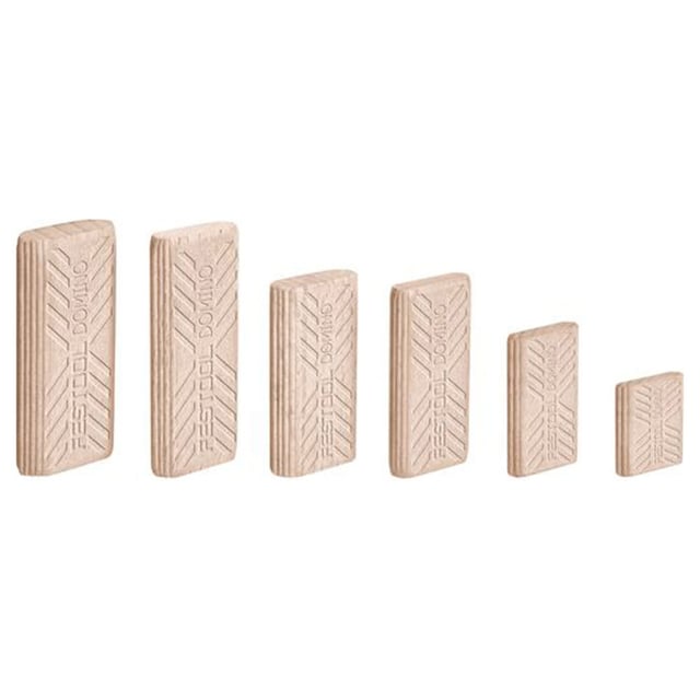 10x50mm Festool Domino Beech Tenons for DF 500, 510-Pack (493300)