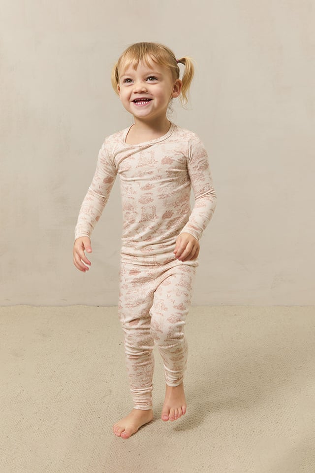 Rose Toile Toddler Sleep Set