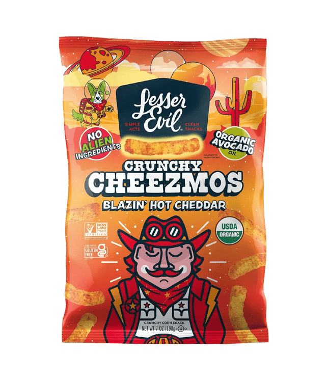 Blazin' Hot Cheddar Cheezmos