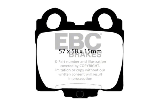 EBC Brakes Greenstuff Brake Pad Sets Rears Only - DP21224