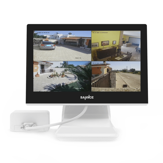5MP 4 Channel Hybrid 5-in-1 CCTV Digital Video Recorder w/ 10.1“ LCD Colorful Monitor