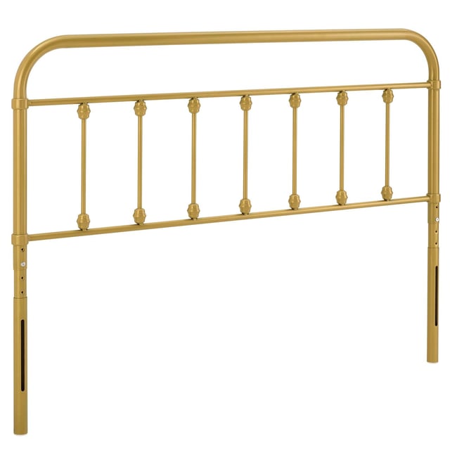 Sage King Metal Headboard - Vintage Farmhouse Style with Adjustable Height & Sturdy Iron Construction