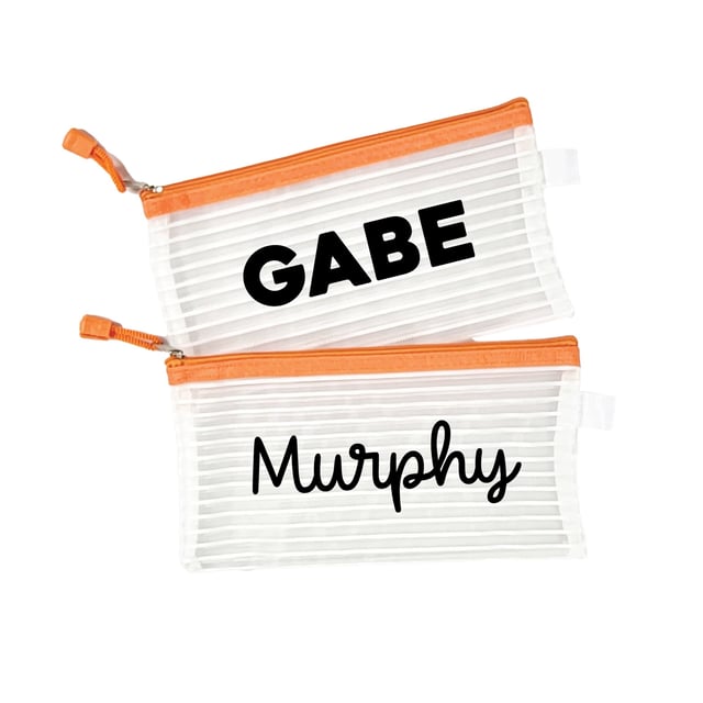 PERSONALIZED ZIPPER POUCH