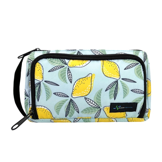 Insulated Diabetes Insulin Supply Case- Lemon
