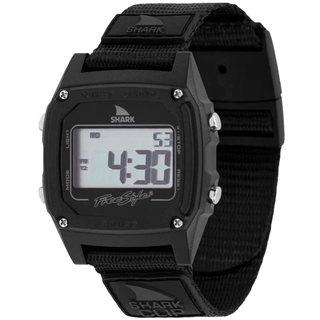 Freestyle Watch Shark Clip Black