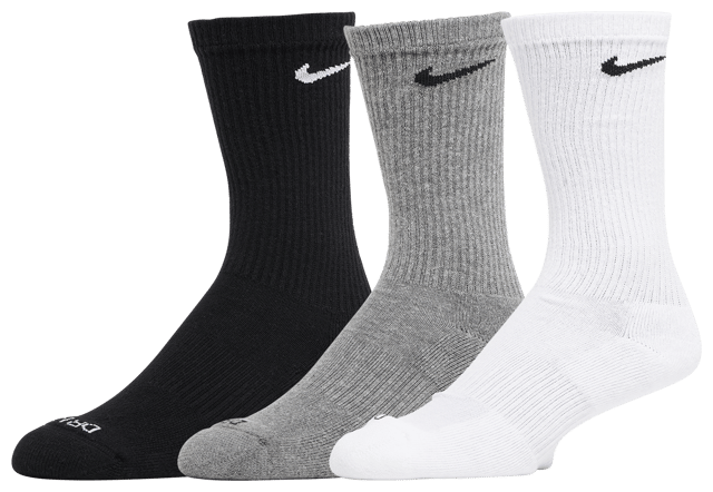 Nike 3 Pack Dri-FIT Plus Crew Socks