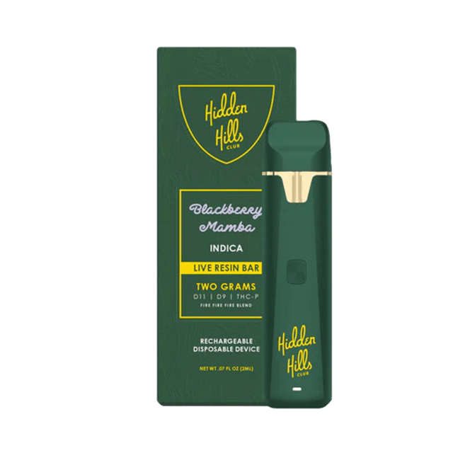 Hidden Hills Live Resin D11/D9/THC-P 2g Disposable Vape
