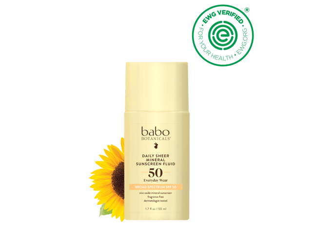Daily Sheer Mineral Sunscreen Fluid SPF50