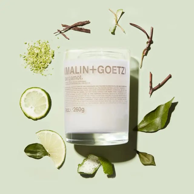 bergamot candle.