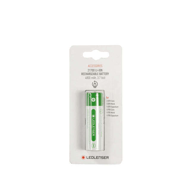 21700 Li-ion Rechargeable Battery | Suits P7R Core, P7R Work, P7R Signature, H7R Core, H7R Work, H7R Signature