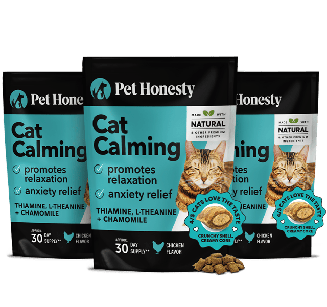 Dual Texture Calming Supplement for Cats 3-Pack (Chicken Flavor)