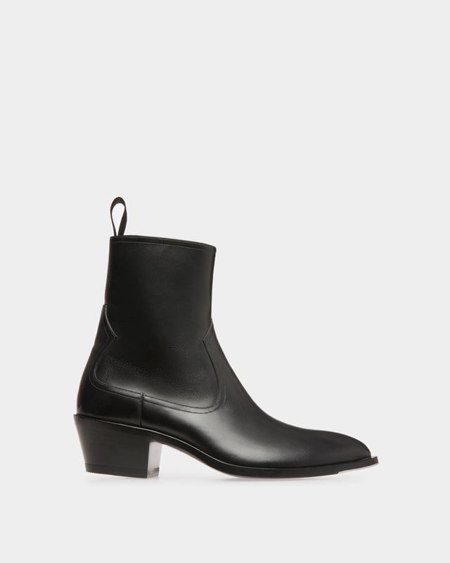 Vegas Boots In Black Leather