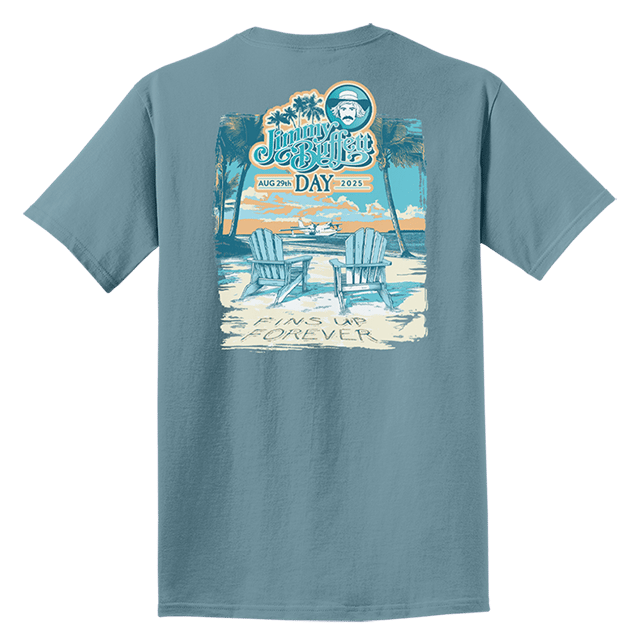 Jimmy Buffett Day Fins Up Forever T-Shirt
