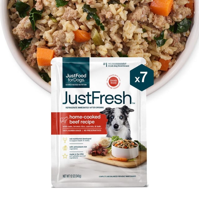 JustFresh Home-Cooked Beef (12 oz 7 Pack)