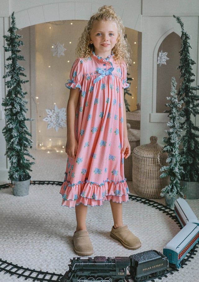 Christmas Train Hydrangea Clara Gown