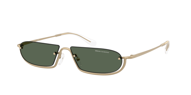 ARMANI EXCHANGE AX2058S Matte Pale Gold - Men Sunglasses, Green Lens