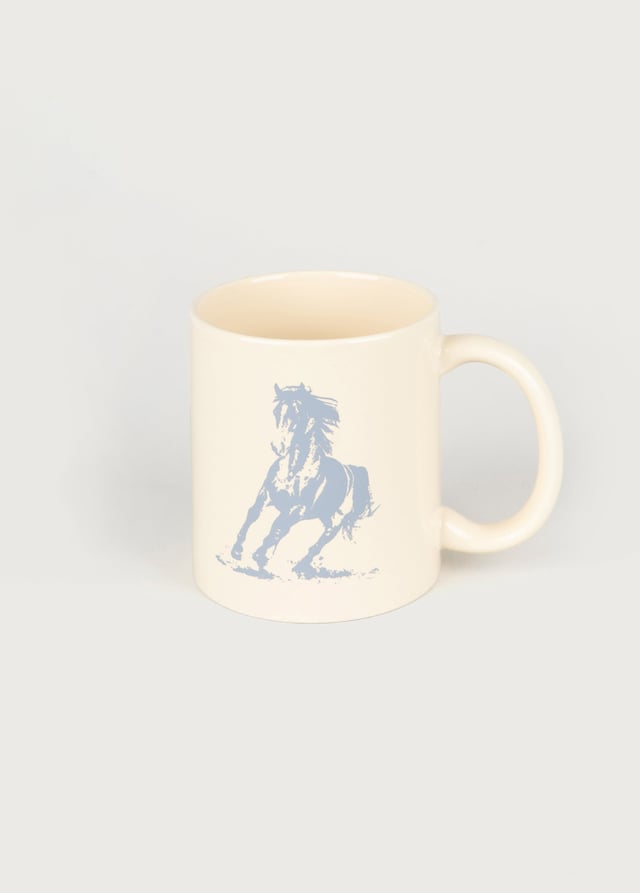 Xerox Running Horse Mug | Bone