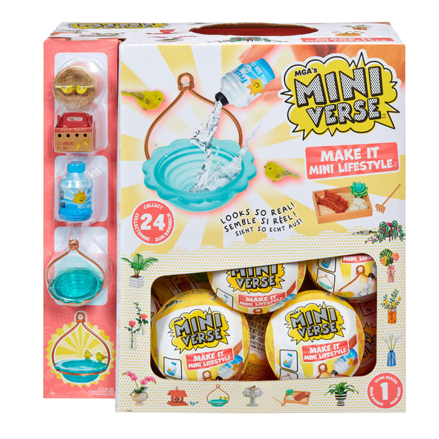 MGA's Miniverse Make It Mini Lifestyle Home Series 1 Complete Collection 24 pieces