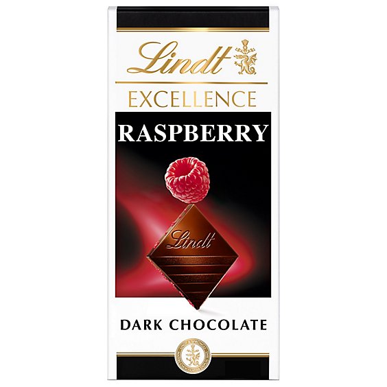 Lindt EXCELLENCE Raspberry Dark Chocolate Candy Bar - 3.5 Oz