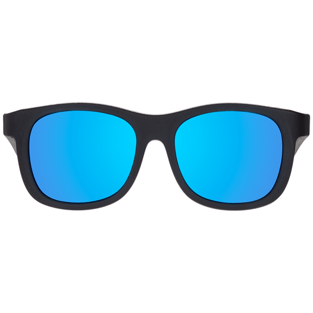 Jet Black Polarized Navigator | Cobalt Mirrored Lens