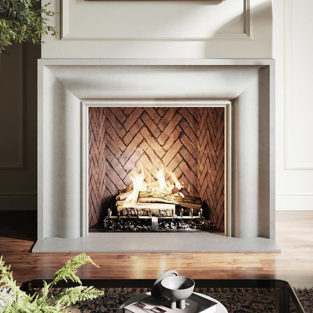 Solace Stone Fireplace Mantel