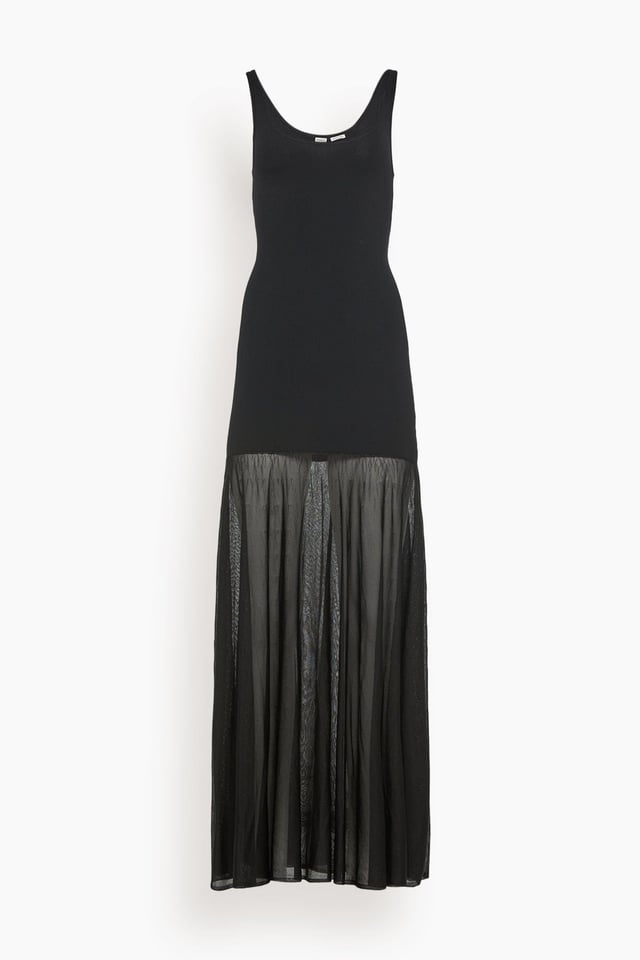 Evening Tank Dress in Black