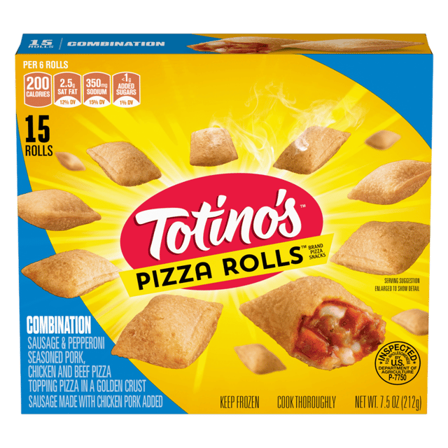 Totino's Frozen Combination Pizza Rolls 15ct 7.5oz