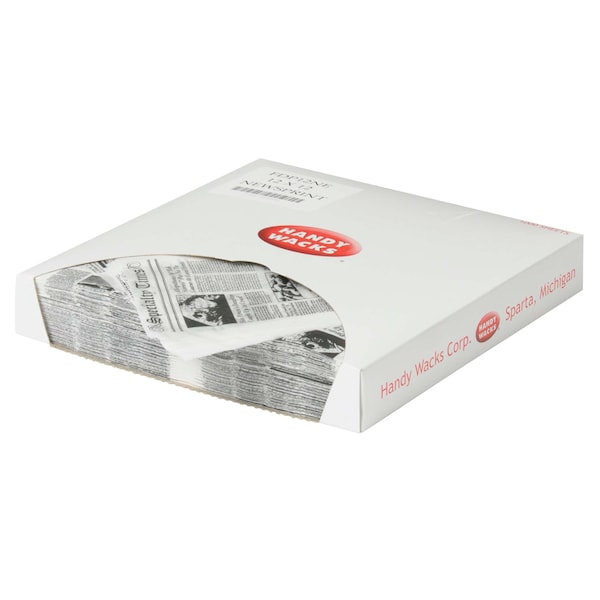 Handy Wacks 12"x12"x2.5" New Paper Deli Wrap, PK6000