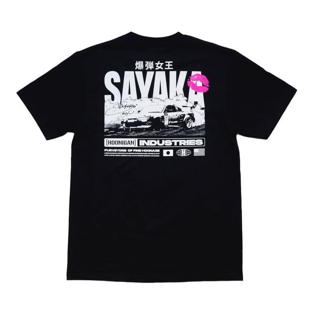 Hoonigan X Sayaka BOMB GIRL Short Sleeve T-Shirt