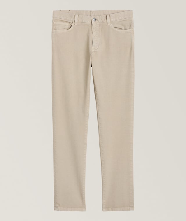 CityX Slim-Fit Stretch-Cotton Pants