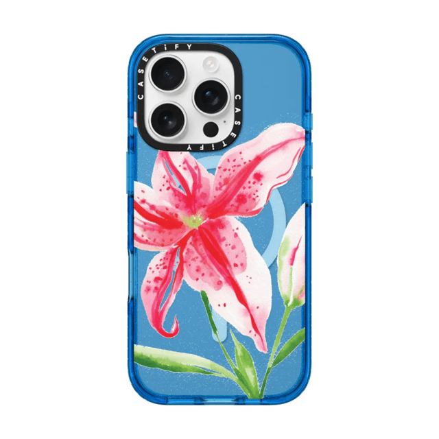 Impact iPhone 16 Pro Case MagSafe Compatible - Stargazer Lily