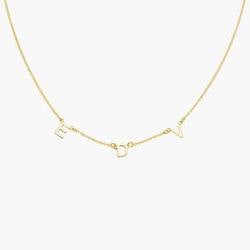 Pixie Name Necklace - Gold Plated