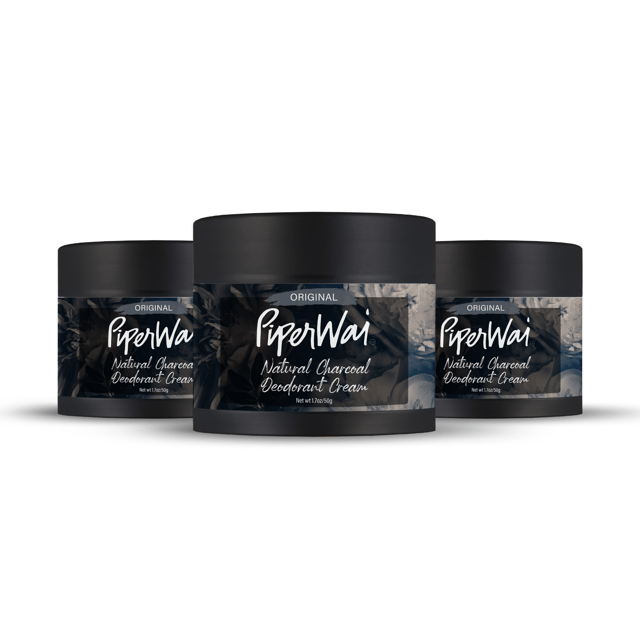Natural Deodorant Cream without Aluminum, Activated Charcoal