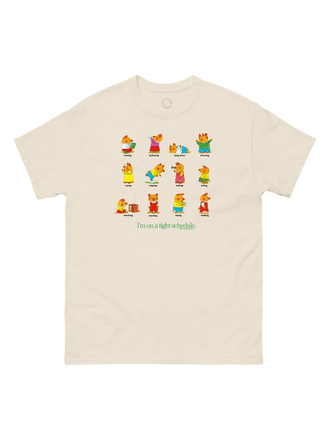 Richard Scarry: Tight Schedule Unisex T-Shirt