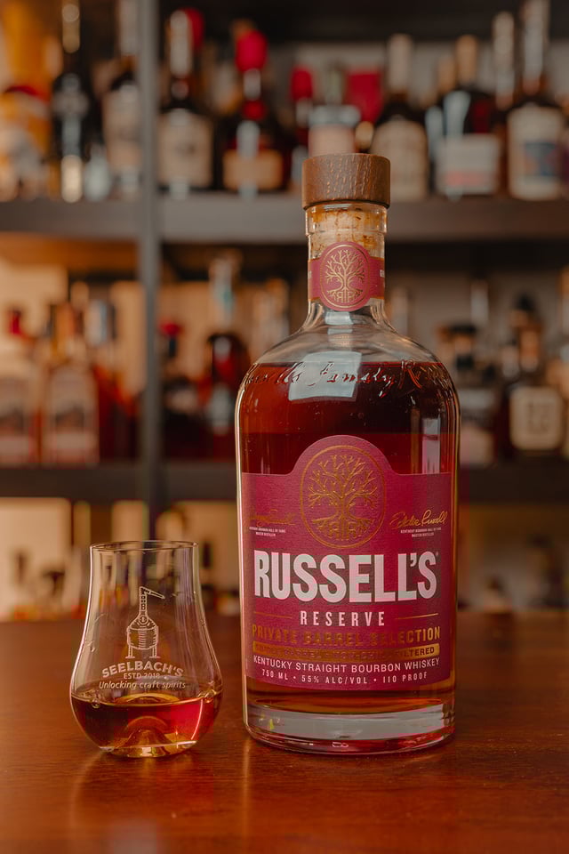 Russell's Reserve Single Barrel Bourbon Whiskey #250254 - Selected by Seelbach's