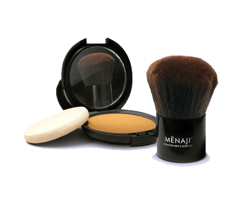 High Definition Anti-Shine Powder & Deluxe Kabuki Brush