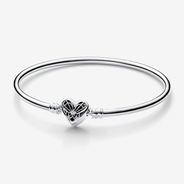 Final Sale - Pandora Moments Heart & Butterfly Bangle