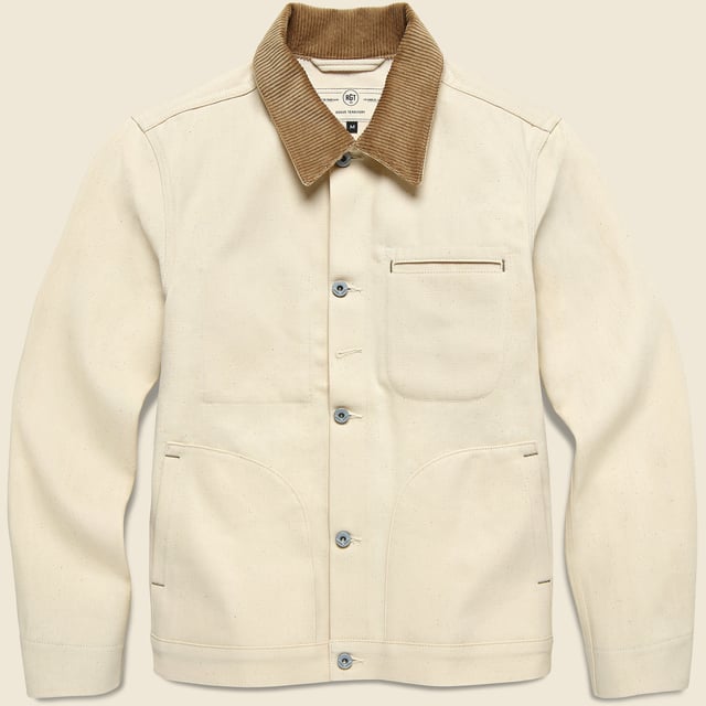 Supply Jacket - Cord Collar Ecru