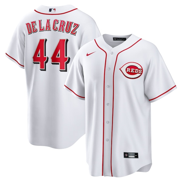 Men's Cincinnati Reds Elly De La Cruz Nike White Home Replica Jersey