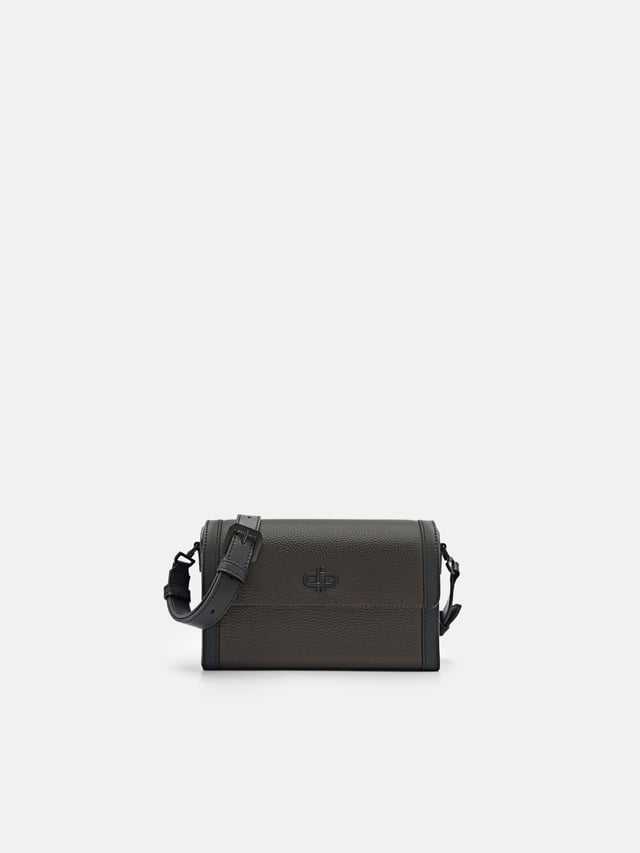 Dark Brown PEDRO Icon Leather Sling Bag | PEDRO